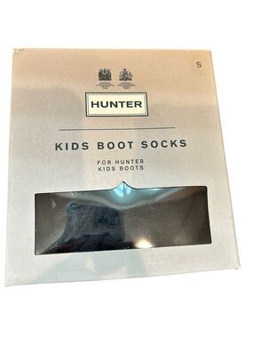 HUNTER Kids Black Boot Socks